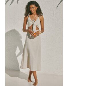 Brand New PALMACEA Niyat Sleeveless Cutout Midi Dress